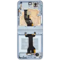 Inner OLED Assembly With Frame Compatible For Samsung Galaxy Z Flip 6 5G (F741) (US & International) (Aftermarket) (Blue)