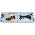 Inner OLED Assembly With Frame Compatible For Samsung Galaxy Z Flip 6 5G (F741) (US & International) (Aftermarket) (Blue)
