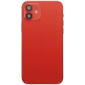 Back Housing W/ Charging Port Flex & Small Parts  For iPhone 12 (US Version) (Used OEM Pull: Grade A) (Red)
