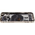Back Housing W/ Charging Port Flex & Small Parts  For iPhone 12 Pro (US Version) (Used OEM Pull: Grade A) (Gold)