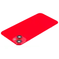 Back Glass w/ MagSafe Magnet For iPhone 14 Plus (Quality - OEM Pull C) (Red)