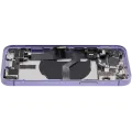 Back Housing W/ Charging Port Flex & Small Parts  For iPhone 12 Mini (EU / Global Version) (Used OEM Pull: Grade B) (Purple)