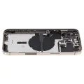 Back Housing W/ Small Parts For iPhone 14 Pro Max (US Version) (Used OEM Pull: Grade B) (Gold)