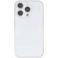 Back Housing W/ Small Parts For iPhone 14 Pro (US Version) (Used OEM Pull: Grade C) (Silver)