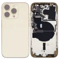 Back Housing W/ Small Parts For iPhone 14 Pro (US Version) (Used OEM Pull: Grade C) (Gold)