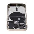 Back Housing W/ Small Parts For iPhone 14 Pro (US Version) (Used OEM Pull: Grade C) (Gold)