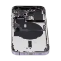 Back Housing W/ Small Parts For iPhone 14 Pro (EU / Global Version) (Used OEM Pull: Grade C) (Deep Purple)