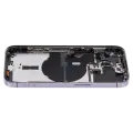 Back Housing W/ Small Parts For iPhone 14 Pro (EU / Global Version) (Used OEM Pull: Grade B) (Deep Purple)