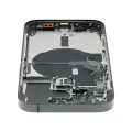 Back Housing W/ Small Parts For iPhone 14 Pro (EU / Global Version) (Used OEM Pull: Grade B) (Space Black)