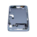 Mid-Frame Housing  W/ Small Parts For iPhone 14 Plus (EU / Global Version) (Used OEM Pull: Grade C) (Blue)