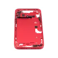 Mid-Frame Housing  W/ Small Parts For iPhone 14 Plus (EU / Global Version) (Used OEM Pull: Grade C) (Red)