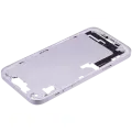 Mid-Frame Housing  W/ Small Parts For iPhone 14 Plus (EU / Global Version) (Used OEM Pull: Grade C) (Purple)