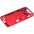 Mid-Frame Housing  W/ Small Parts For iPhone 14 Plus (EU / Global Version) (Used OEM Pull: Grade B) (Red)