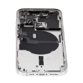 Back Housing W/ Small Parts For iPhone 14 Pro (US Version) (Used OEM Pull: Grade B) (Silver)