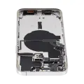 Back Housing W/ Small Parts For iPhone 14 Pro Max (US Version) (Used OEM Pull: Grade C) (Silver)