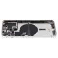 Back Housing W/ Small Parts For iPhone 14 Pro Max (US Version) (Used OEM Pull: Grade C) (Silver)