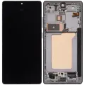 OLED Assembly With Frame For Samsung Galaxy S25 Ultra 5G (Aftermarket Plus) (US & International) (Titanium Jet Black)