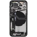 Back Housing W/ Charging Port Flex & Small Parts  For iPhone 12 Mini (EU / Global Version) (Used OEM Pull: Grade A) (Black)