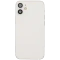Back Housing W/ Charging Port Flex & Small Parts  For iPhone 12 Mini (EU / Global Version) (Used OEM Pull: Grade A) (White)