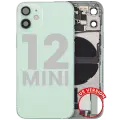 Back Housing W/ Charging Port Flex & Small Parts  For iPhone 12 Mini (US Version) (Used OEM Pull: Grade A) (Green)