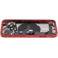 Back Housing W/ Charging Port Flex & Small Parts  For iPhone 12 Mini (US Version) (Used OEM Pull: Grade B) (Red)