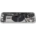 Back Housing W/ Charging Port Flex & Small Parts  For iPhone 12 Pro (EU / Global Version) (Used OEM Pull: Grade A) (Silver)