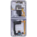 Inner OLED Assembly With Frame For Samsung Galaxy Z Flip 4 5G (US & International Version) (Refurbished) (Blue)