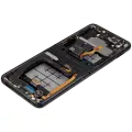 Inner OLED Assembly With Frame For Samsung Galaxy Z Flip 3 5G (US & International) (Refurbished) (Phantom Black)