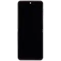 Inner OLED Assembly With Frame Compatible For Samsung Galaxy Z Flip 3 5G (F711) (US & International) (Aftermarket Plus) (Lavender)