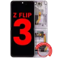 Inner OLED Assembly With Frame Compatible For Samsung Galaxy Z Flip 3 5G (F711) (US & International) (Aftermarket Plus) (Lavender)