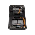Inner OLED Assembly With Frame Compatible For Samsung Galaxy Z Flip 3 5G (F711) (US & International) (Aftermarket) (Phantom Black)