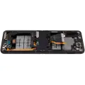 Inner OLED Assembly With Frame Compatible For Samsung Galaxy Z Flip 3 5G (F711) (US & International) (Aftermarket) (Phantom Black)