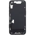 Mid-Frame Housing  W/ Charging Port Flex & Small Parts  For iPhone 16e (EU / Global Version) (Used OEM Pull: Grade A) (Black)