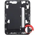 Mid-Frame Housing  W/ Charging Port Flex & Small Parts  For iPhone 16e (EU / Global Version) (Used OEM Pull: Grade A) (Black)