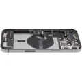 Back Housing W/ Charging Port Flex & Small Parts  For iPhone 12 Pro Max (US Version) (Used OEM Pull: Grade A) (Graphite)