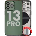 Back Housing W/ Charging Port Flex & Small Parts  For iPhone 13 Pro (EU / Global Version) (Used OEM Pull: Grade A) (Alpine Green)