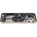 Back Housing W/ Charging Port Flex & Small Parts  For iPhone 13 Pro (EU / Global Version) (Used OEM Pull: Grade A) (Gold)