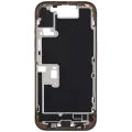 Mid-Frame Housing  W/ Charging Port Flex & Small Parts  For iPhone 16 Pro (EU / Global Version) (Used OEM Pull: Grade B) (Desert Titanium)
