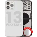 Back Housing W/ Charging Port Flex & Small Parts  For iPhone 13 Pro Max (EU / Global Version) (Used OEM Pull: Grade A) (Silver)