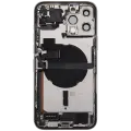 Back Housing W/ Charging Port Flex & Small Parts  For iPhone 13 Pro Max (EU / Global Version) (Used OEM Pull: Grade B) (Silver)