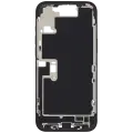 Mid-Frame Housing  W/ Charging Port Flex & Small Parts  For iPhone 16 Pro Max (US Version) (Used OEM Pull: Grade B) (Black Titanium)