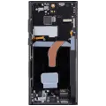 OLED Assembly With Frame For Samsung Galaxy S22 Ultra 5G (US & International Version) (Aftermarket Plus) (120Hz) (Graphite / Sky Blue / Red)