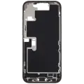 Mid-Frame Housing  W/ Charging Port Flex & Small Parts  For iPhone 16 Pro Max (US Version) (Used OEM Pull: Grade C) (Natural Titanium)