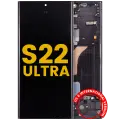 OLED Assembly With Frame For Samsung Galaxy S22 Ultra 5G (US & International Version) (Refurbished) (Phantom Black)