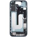 Mid-Frame Housing  W/ Charging Port Flex & Small Parts  For iPhone 16 (US Version) (Used OEM Pull: Grade C) (Teal)