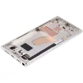 OLED Assembly With Frame For Samsung Galaxy S23 Ultra (US & International) (Aftermarket Plus) (120Hz) (Cream)