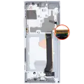 OLED Assembly With Frame For Samsung Galaxy Note 20 Ultra 5G (Aftermarket Plus) (120Hz) (Mystic White)