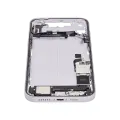 Mid-Frame Housing  W/ Charging Port Flex & Small Parts  For iPhone 14 Plus (US Version) (Used OEM Pull: Grade B) (Purple)