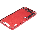 Mid-Frame Housing  W/ Charging Port Flex & Small Parts  For iPhone 14 Plus (US Version) (Used OEM Pull: Grade B) (Red)