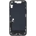 Mid-Frame Housing  W/ Charging Port Flex & Small Parts  For iPhone 14 Plus (US Version) (Used OEM Pull: Grade C) (Midnight)